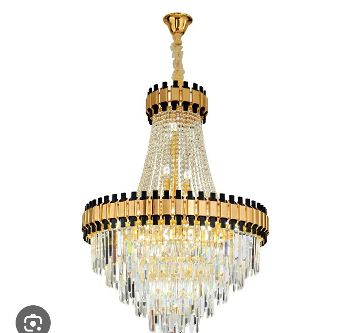 Gold Crystal Chandelier  Light.